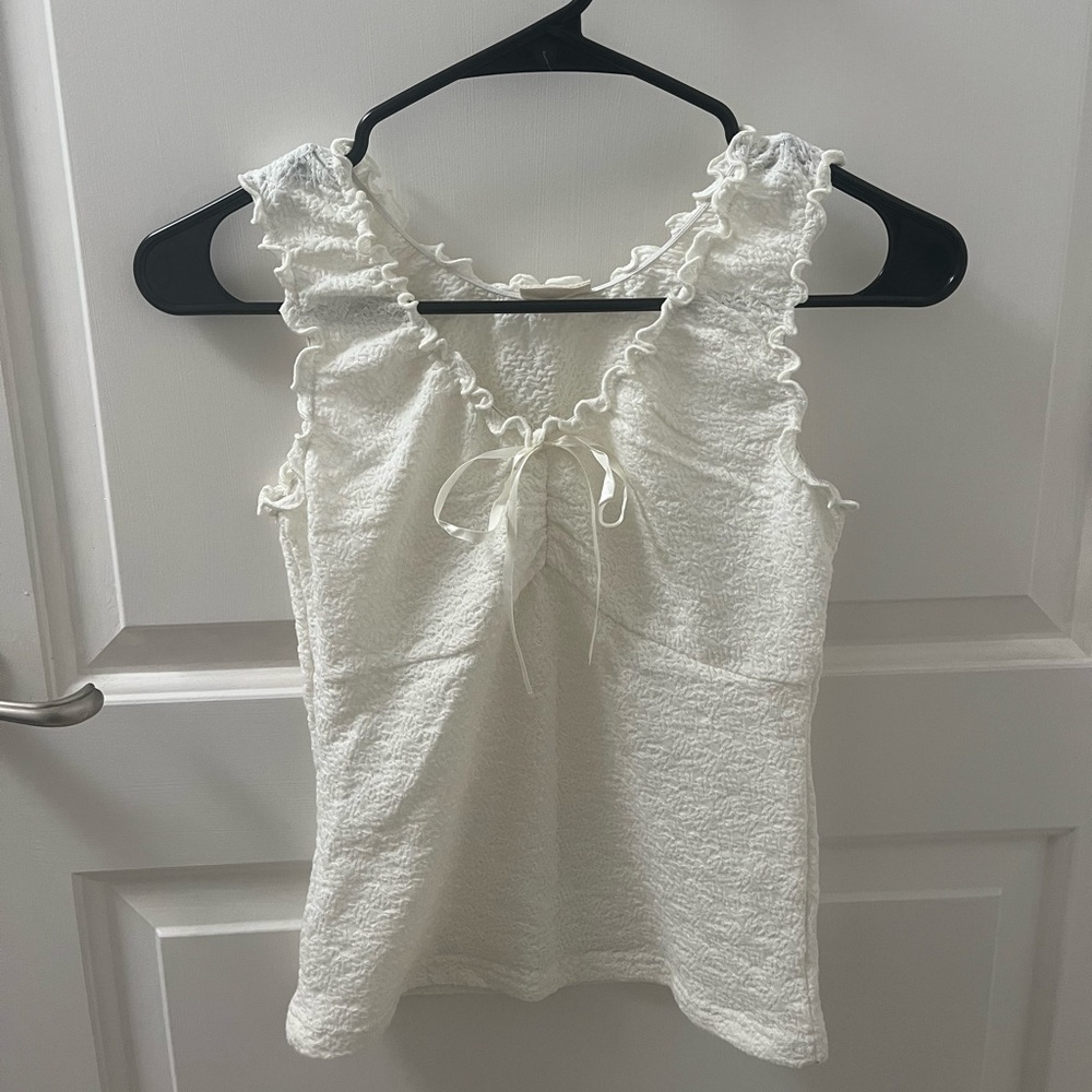 Brandy Melville Cream Malena Top